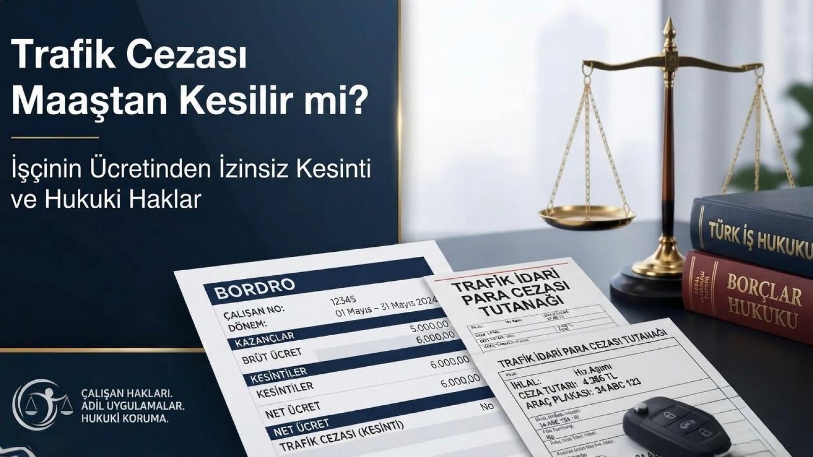 Şirket Araçlarında Trafik Cezası Sorumluluğu ve Ücretten Kesinti
